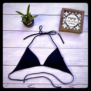 Aerie Navy triangle bikini top